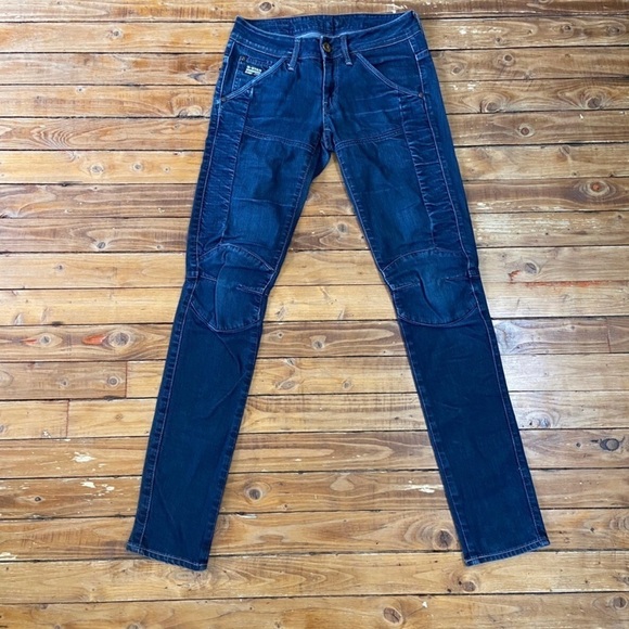 G-star Elva tapered leg jeans mid rise skinny blue - Picture 2 of 12